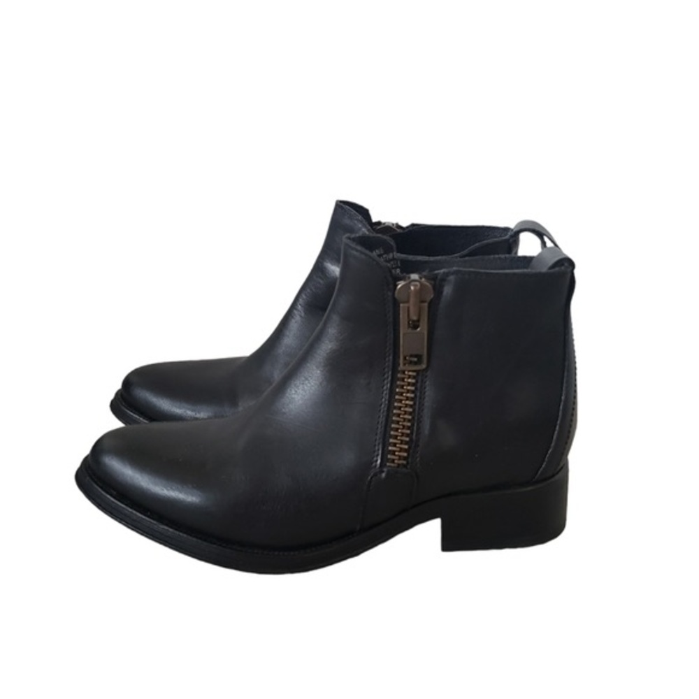 Hardy Handcrafted Mexican All Leather Black Ankle Boots Boho Western